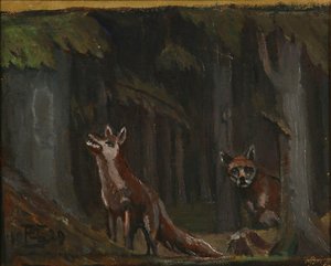 Renards dans les bois - Poul Simon Christiansen